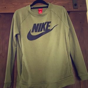 NIKE army green sweater - women’s size small